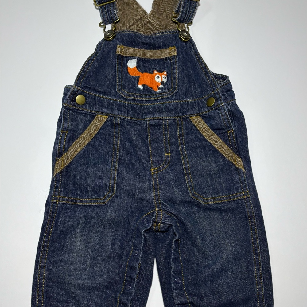 Fox Denim Overall Gymboree (3-6 month) Boys